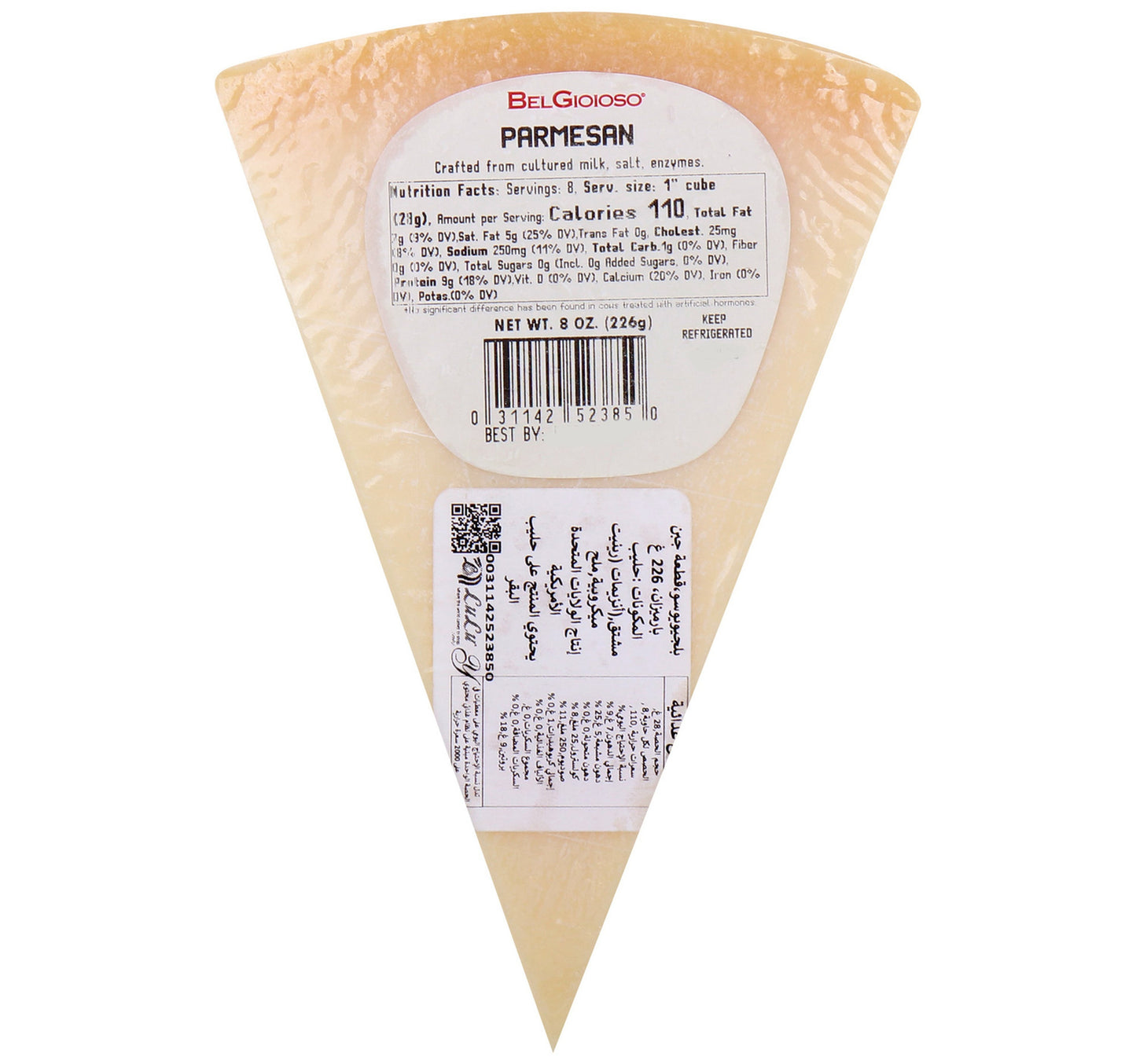 Belgioioso Parmesan Cheese Wedge 8 oz