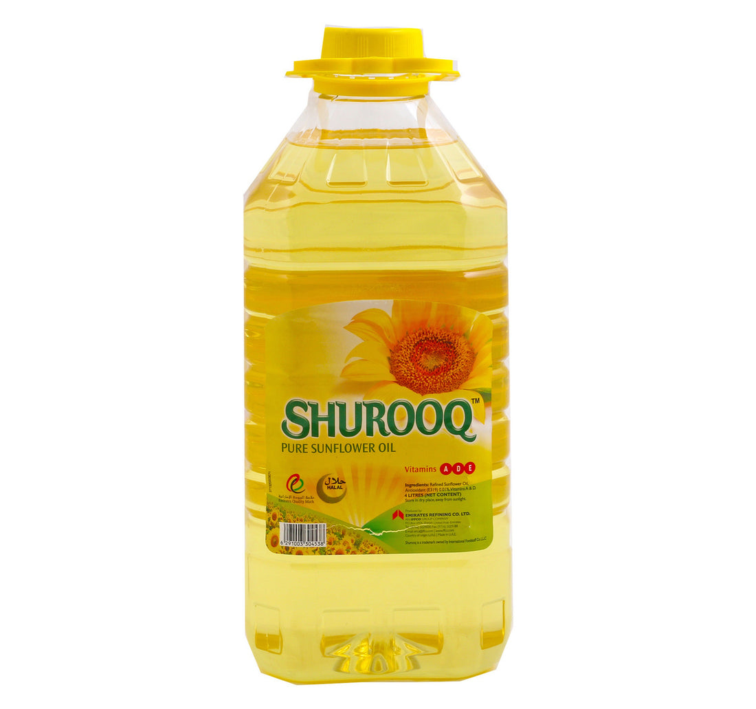 Shurooq Pure Sunflower Oil 4 Litres