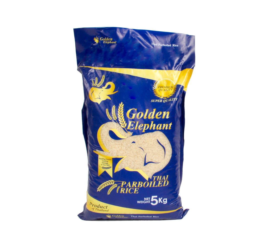 Golden Elephant Thai Parboiled Rice 5 kg
