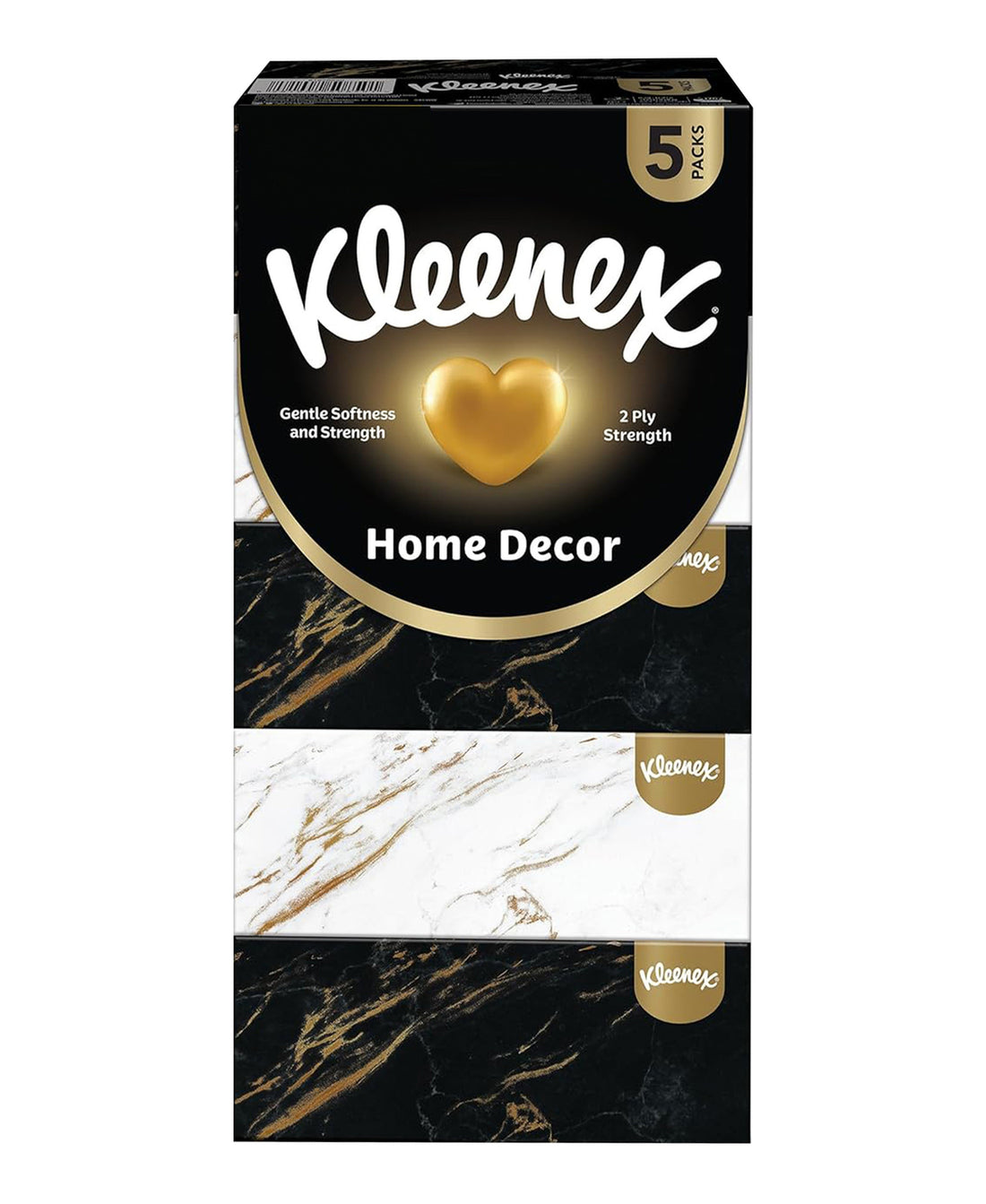 Kleenex Home Decor Facial Tissue 2ply Value Pack 5 x 170 Sheets