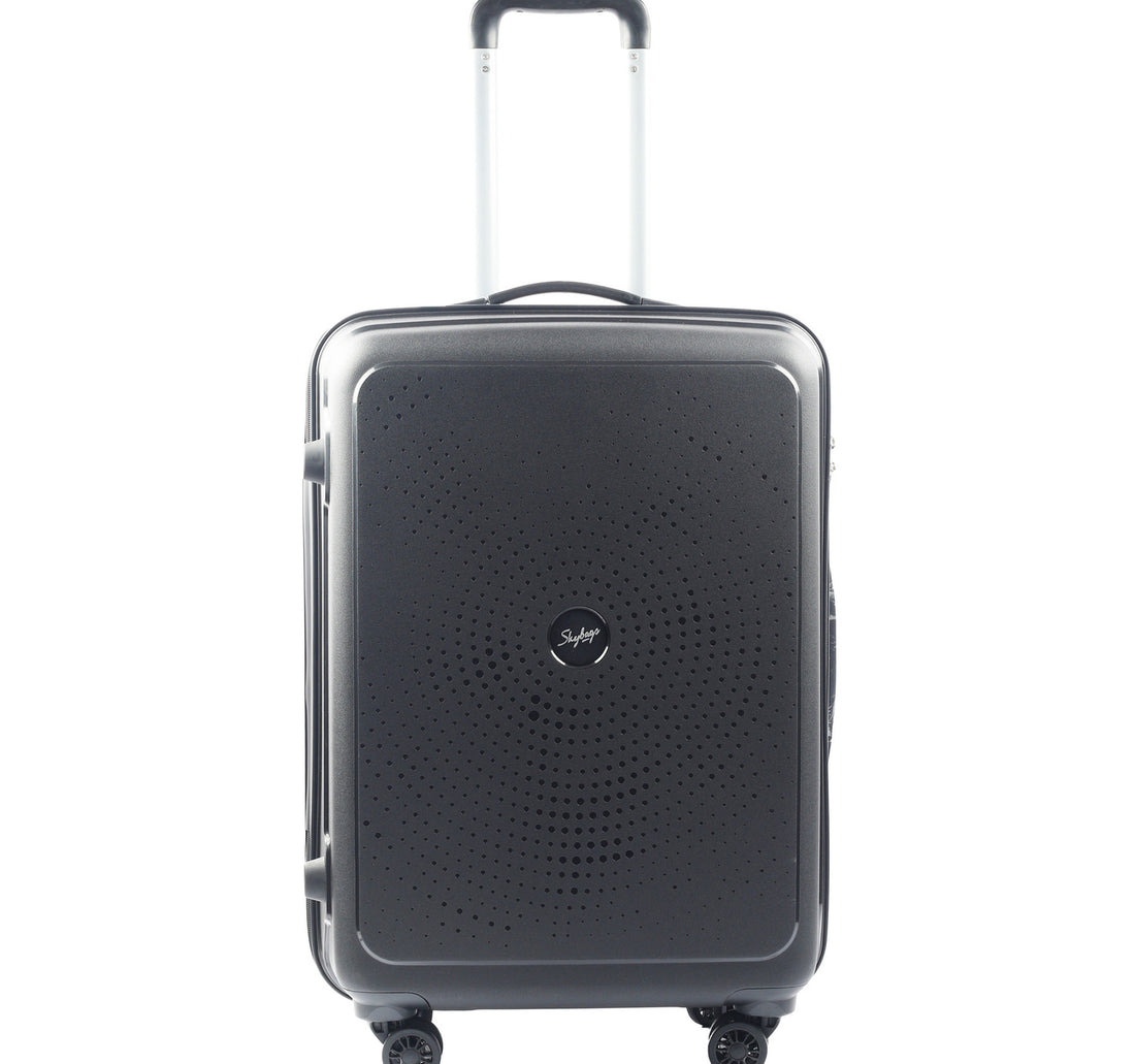 Skybags ZAP 4 Wheel Polypropylene Hard Trolley 76cm Black