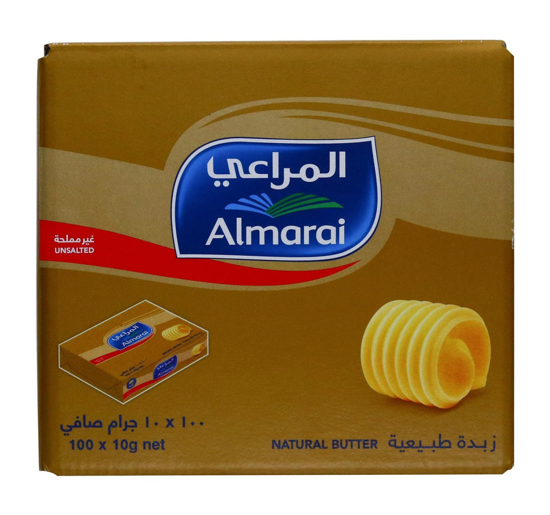 Almarai Natural Butter Unsalted 100 x 10 g