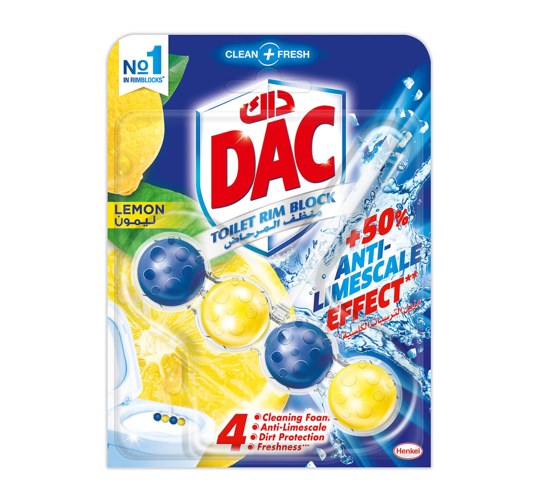 داك منظف ومنعش لحواف المرحاض برائحة الليمون 50 جم