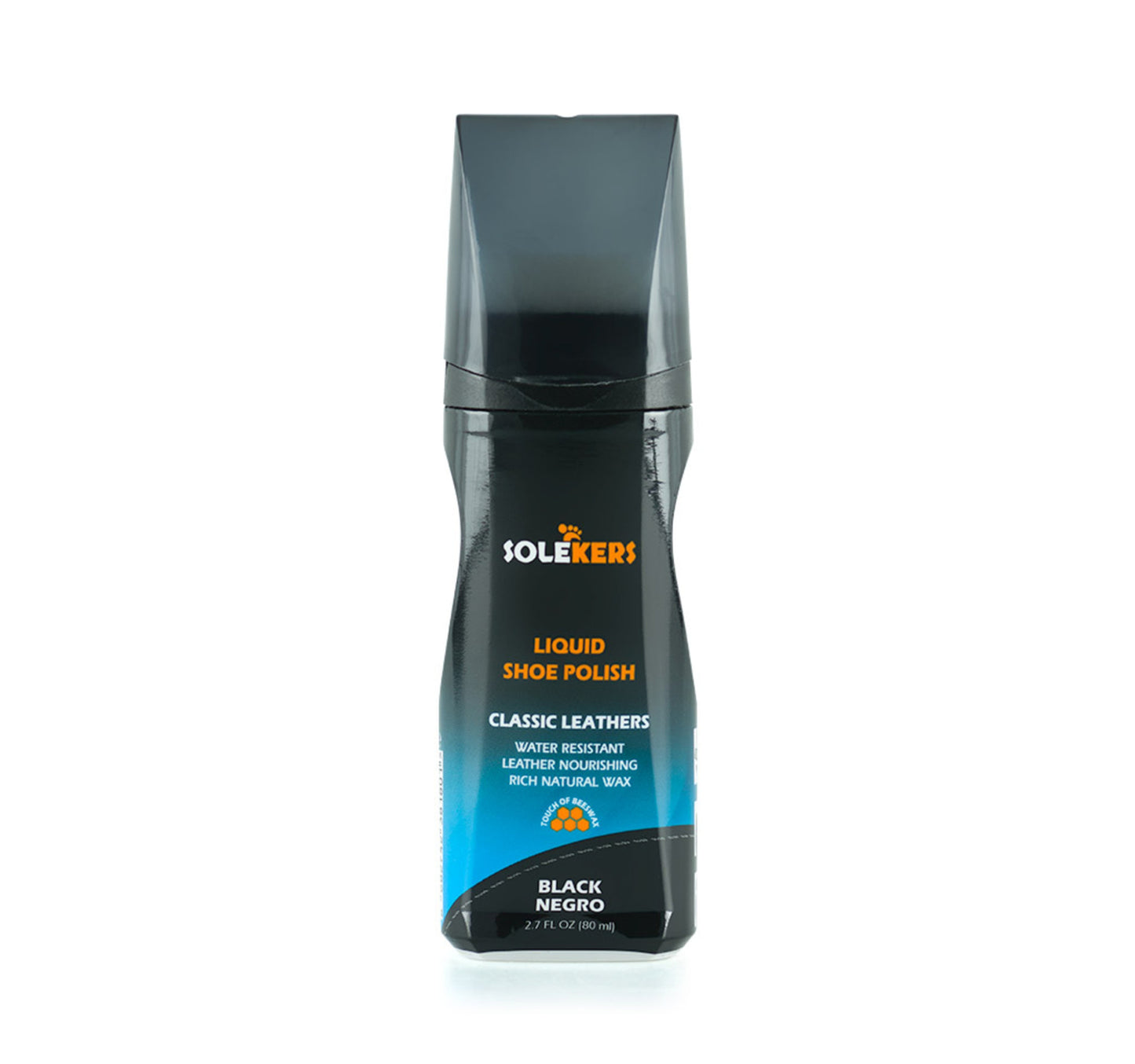 Solekers Liquid Shoe Polish Black 80 ml