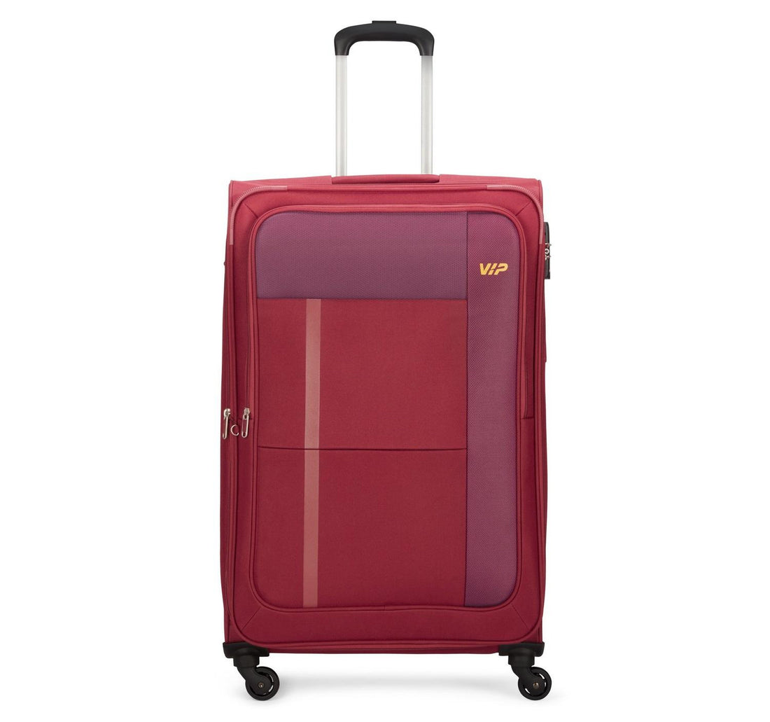 VIP Toronto Plus 4 Wheel Soft Trolley, 79 cm, Red