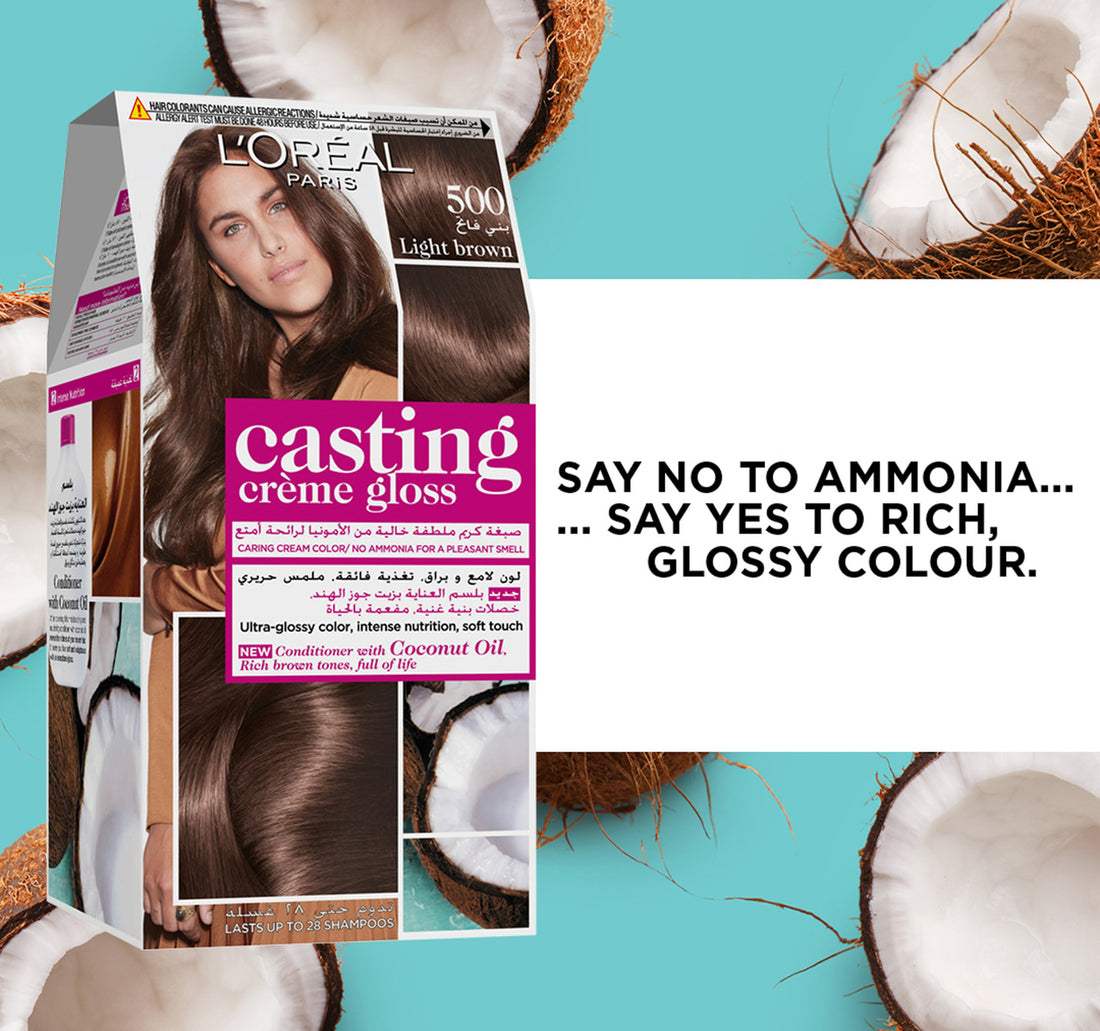 L'Oreal Paris Casting Creme 500 Gloss Light Brown 1 pkt