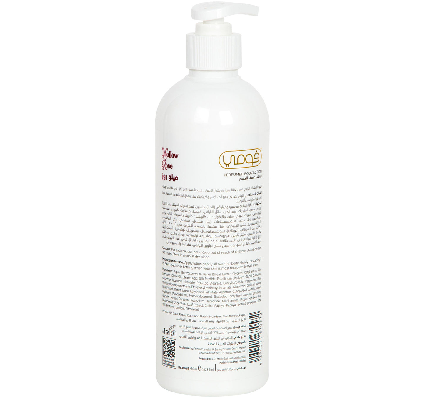 Fomme Mellow Rose Perfumed Body Lotion 480 ml