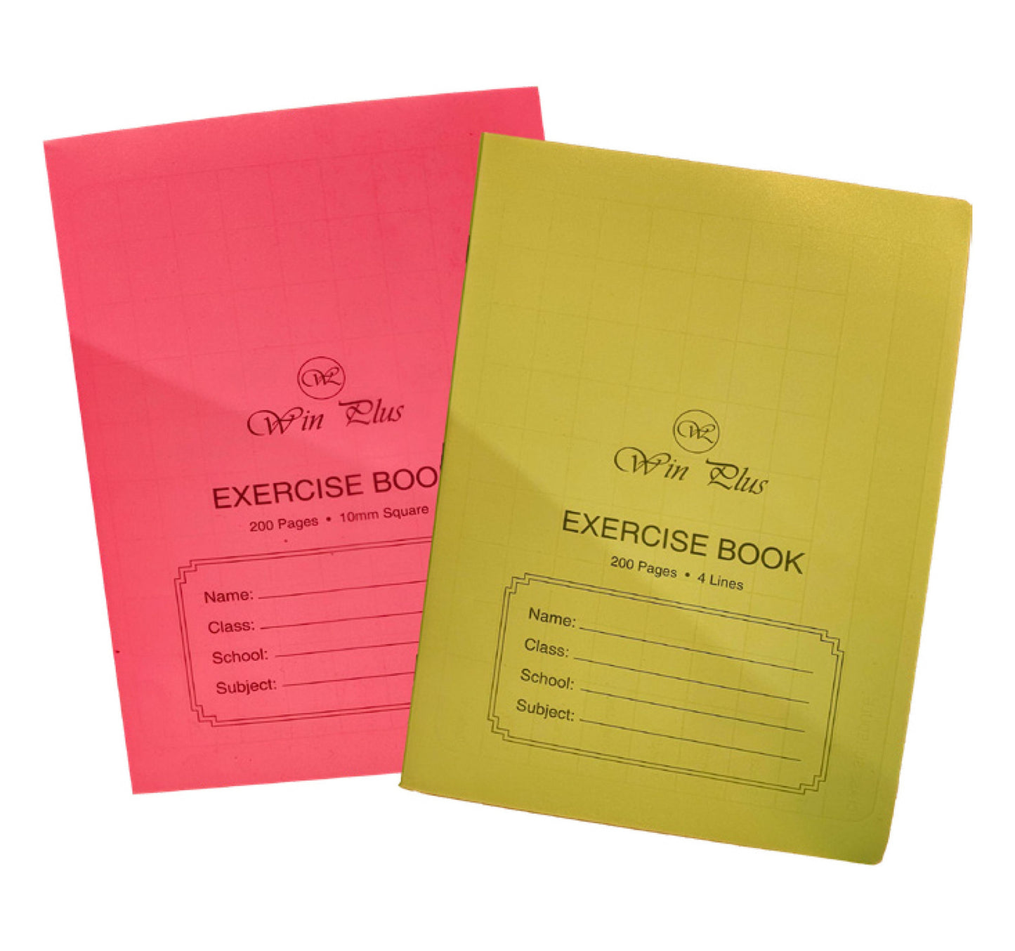 Win Plus Notebook A4 100 Sheets AssortedPer Pc