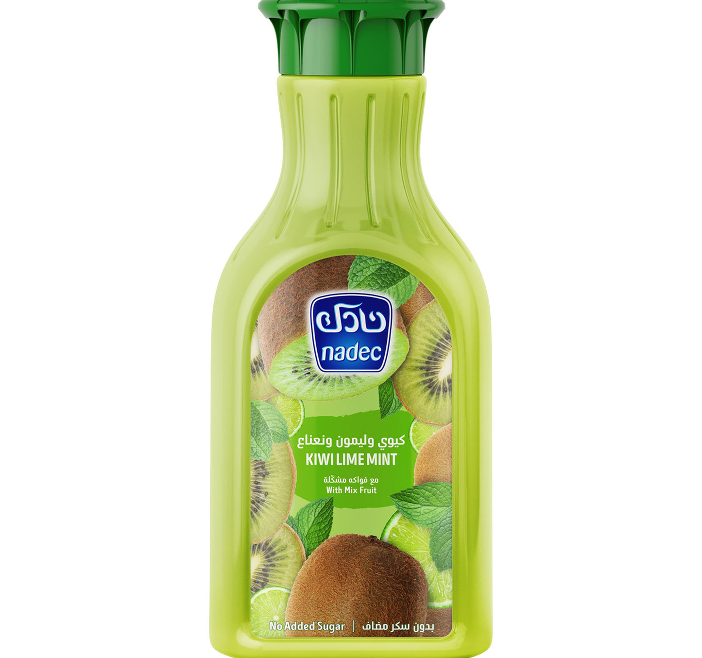 Nadec No Added Sugar Kiwi Lime Mint With Mix Fruit Juice 1.3 Litres