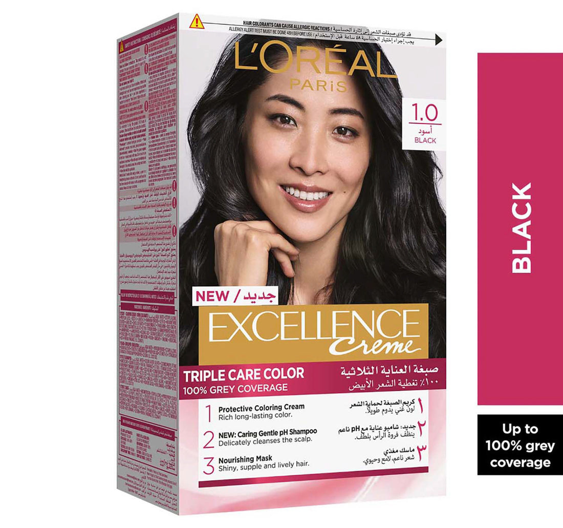 L'Oreal Paris Excellence Creme Color 1 Black Noir 1 pkt
