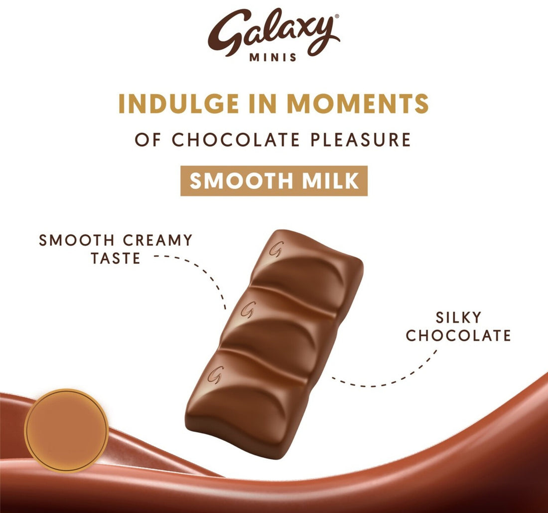 Galaxy Miniatures Smooth Milk Value Pack 2 x 117 g