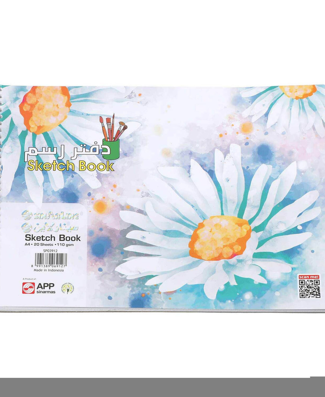 Sinar line Sketch Book Spiral A4 20Sht