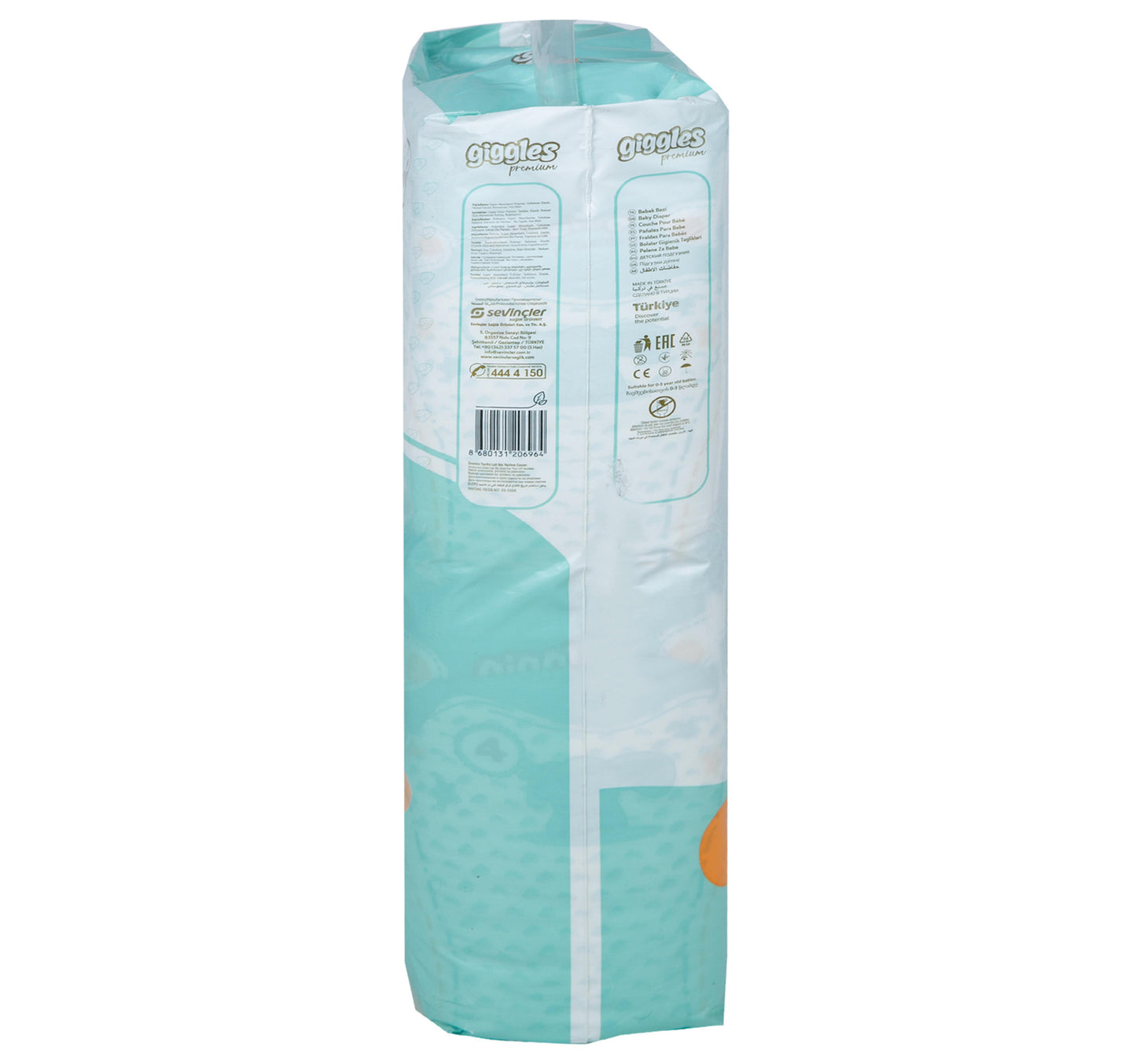 Giggles Premium Baby Diaper Maxi Size 4 7-18 kg 54 pcs