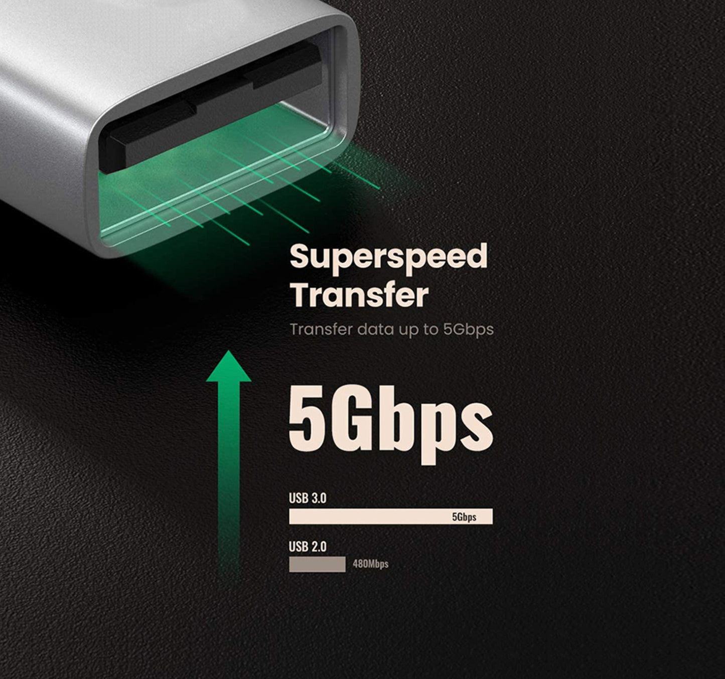 Trands Type-C OTG USB 3.0 Super-Fast Data Transmission CA380