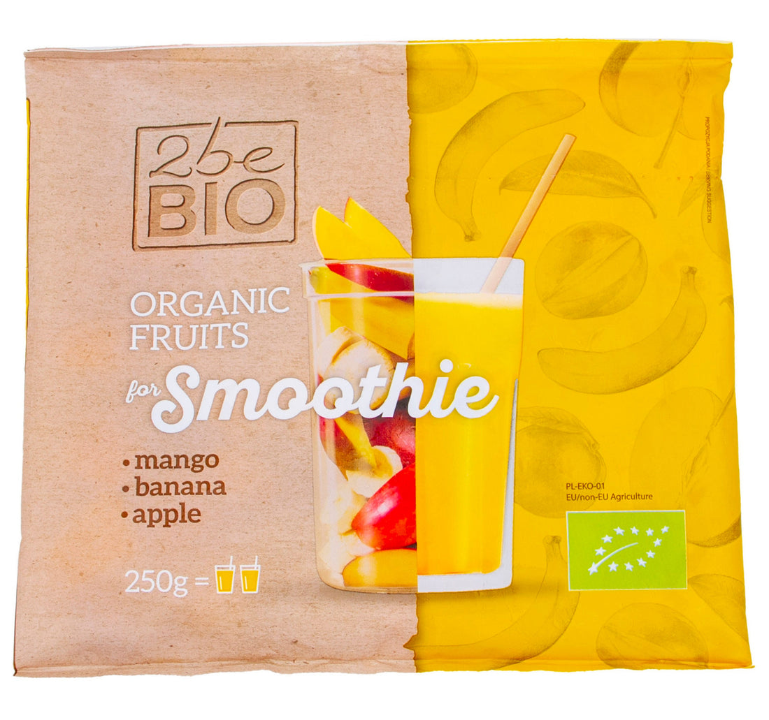 2be Bio Organic Mango, Banana & Apple Smoothie 250 g