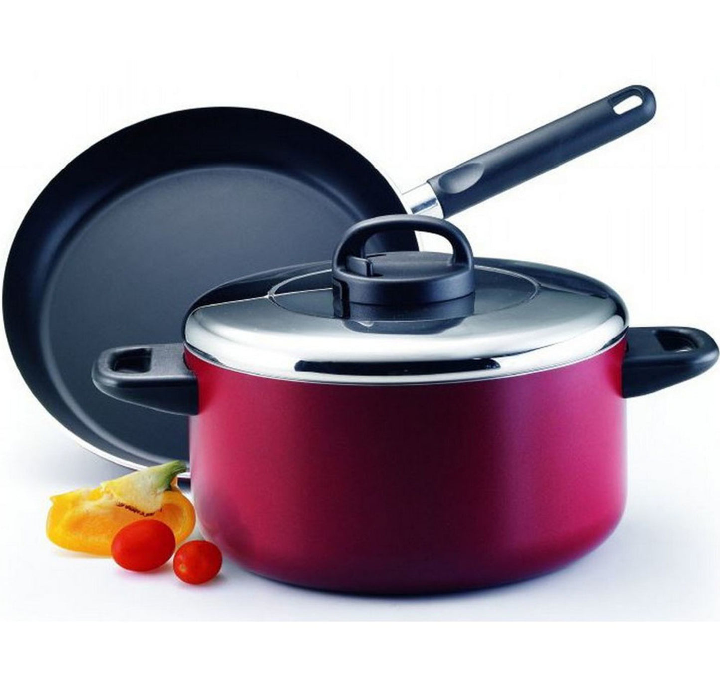 Prestige Casserole, 24 cm + Frypan, 26 cm