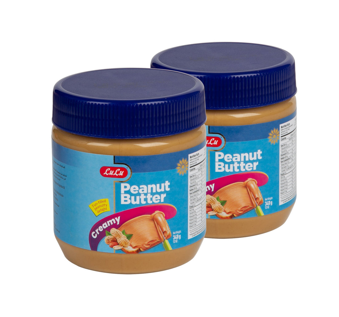 LuLu Creamy Peanut Butter 2 x 340 g