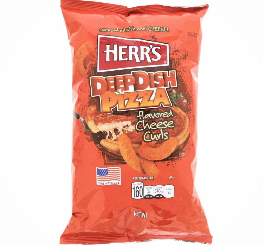 Herr's Deep Dish Pizza Flavored Cheese Curls 170 g