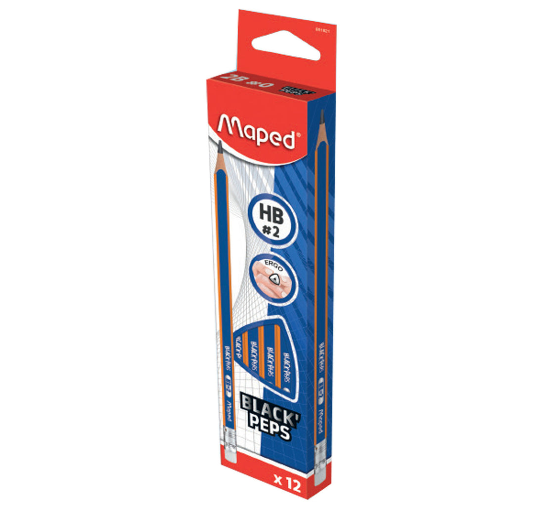 Maped Navy HB Pencil 12's 851821