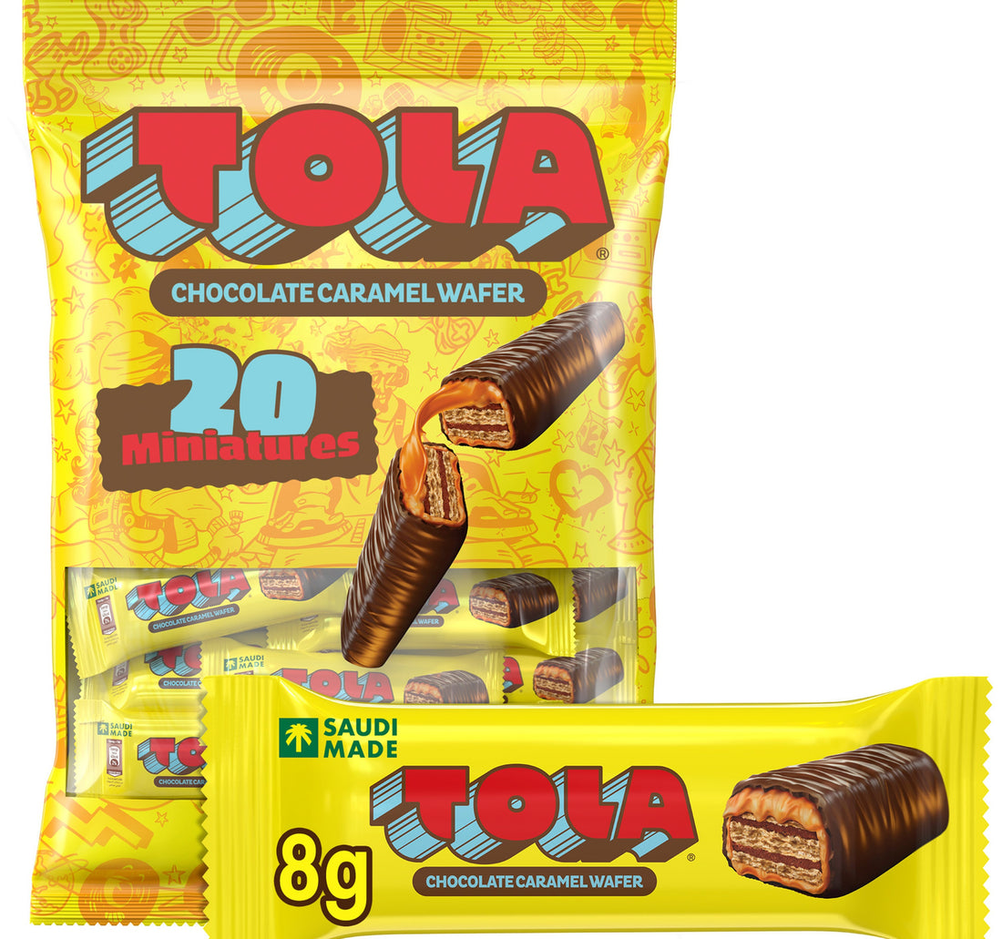 Nestle Tola Miniatures Chocolate Caramel Crispy Wafer 20 x 8 g