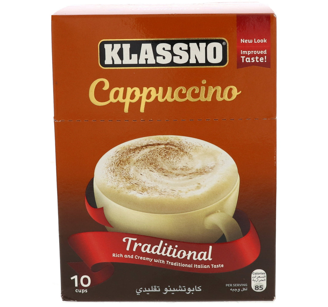 Klassno Cappuccino Traditional 10 x 18 g
