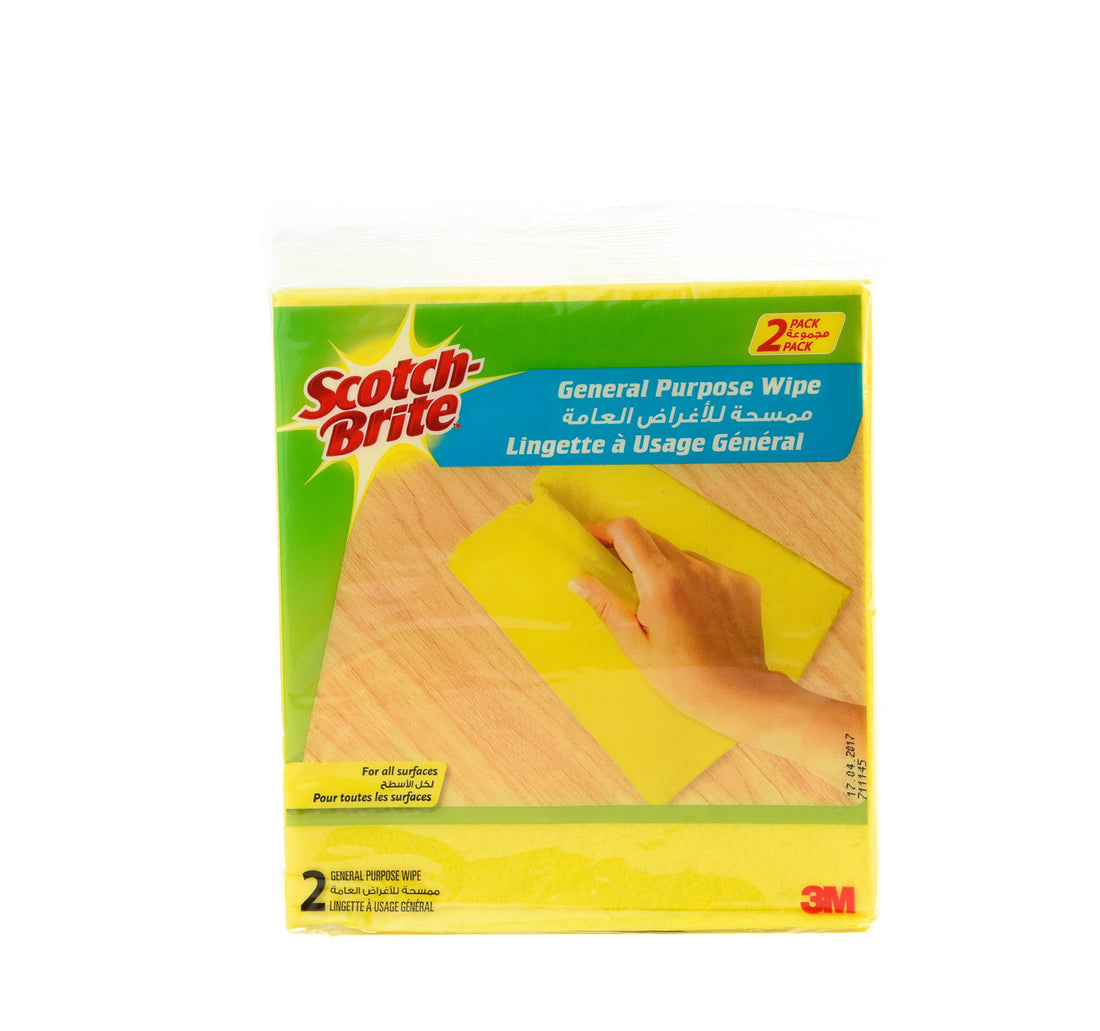 مناديل سكوتش برايت متعددة الاستخدامات، قطعتان