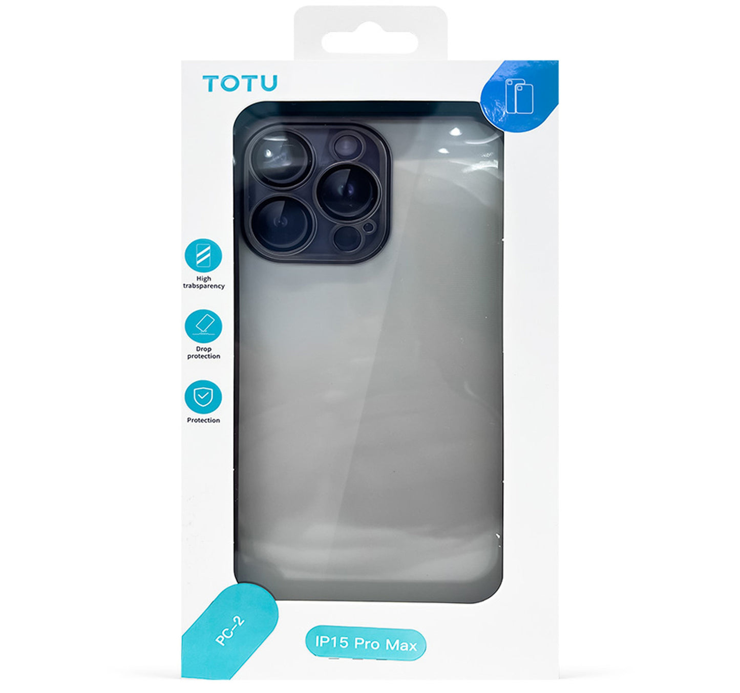 Totu IPhone 15 Pro Max Mobile Case, PC-2-M