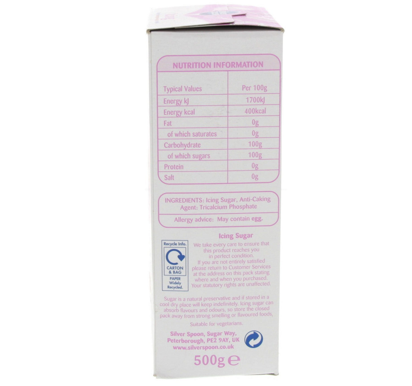 Silver Spoon Icing Sugar 500 g