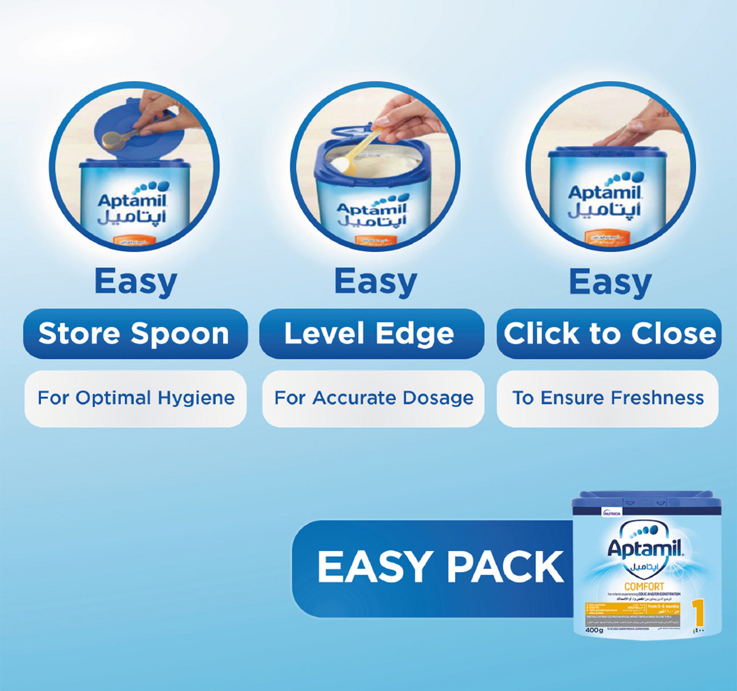 Aptamil Comfort Stage 1 Infant Formula Based 400 g