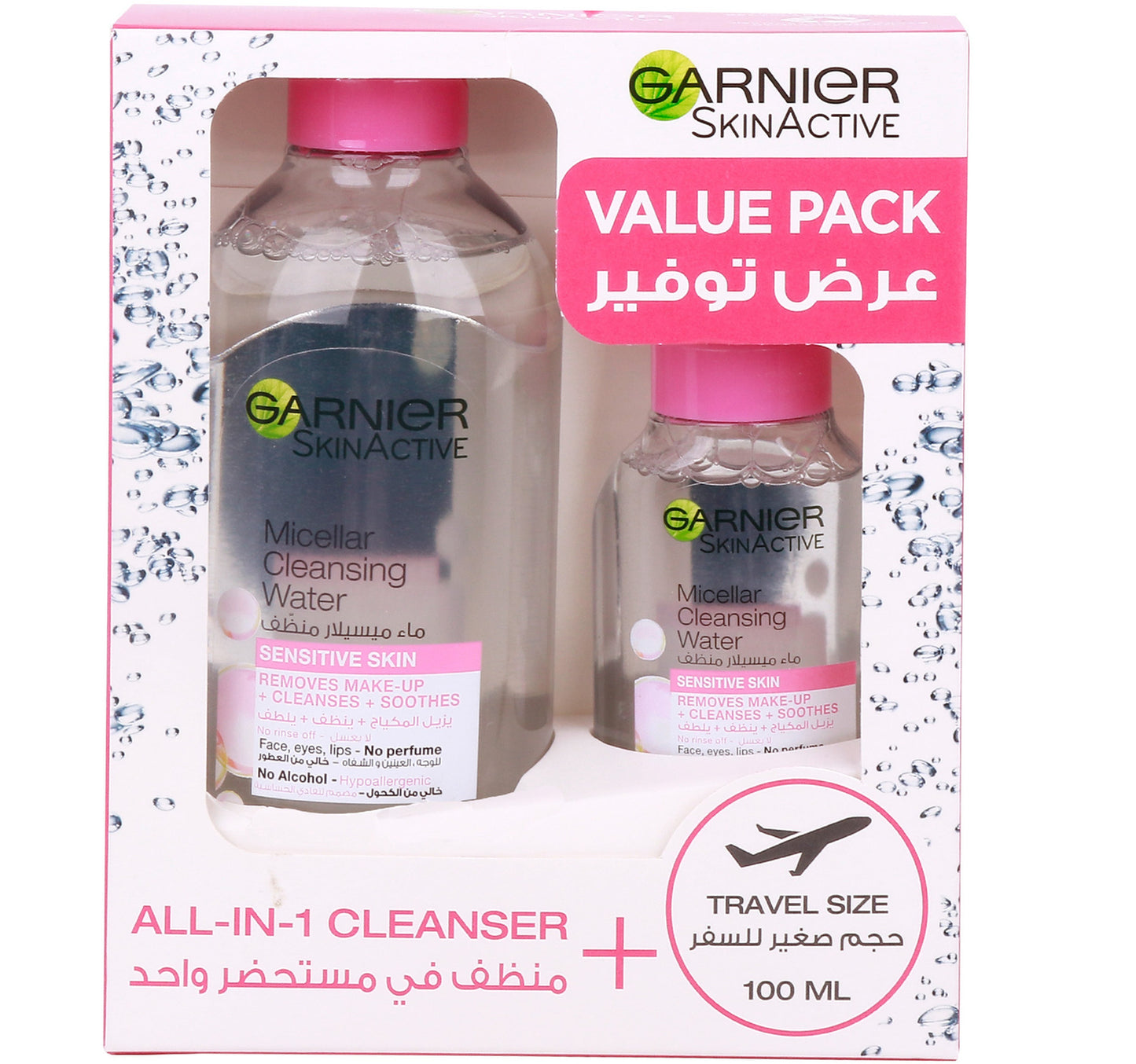 Garnier Skin Active Micellar Cleansing Water Sensitive Skin 400 ml + 100 ml