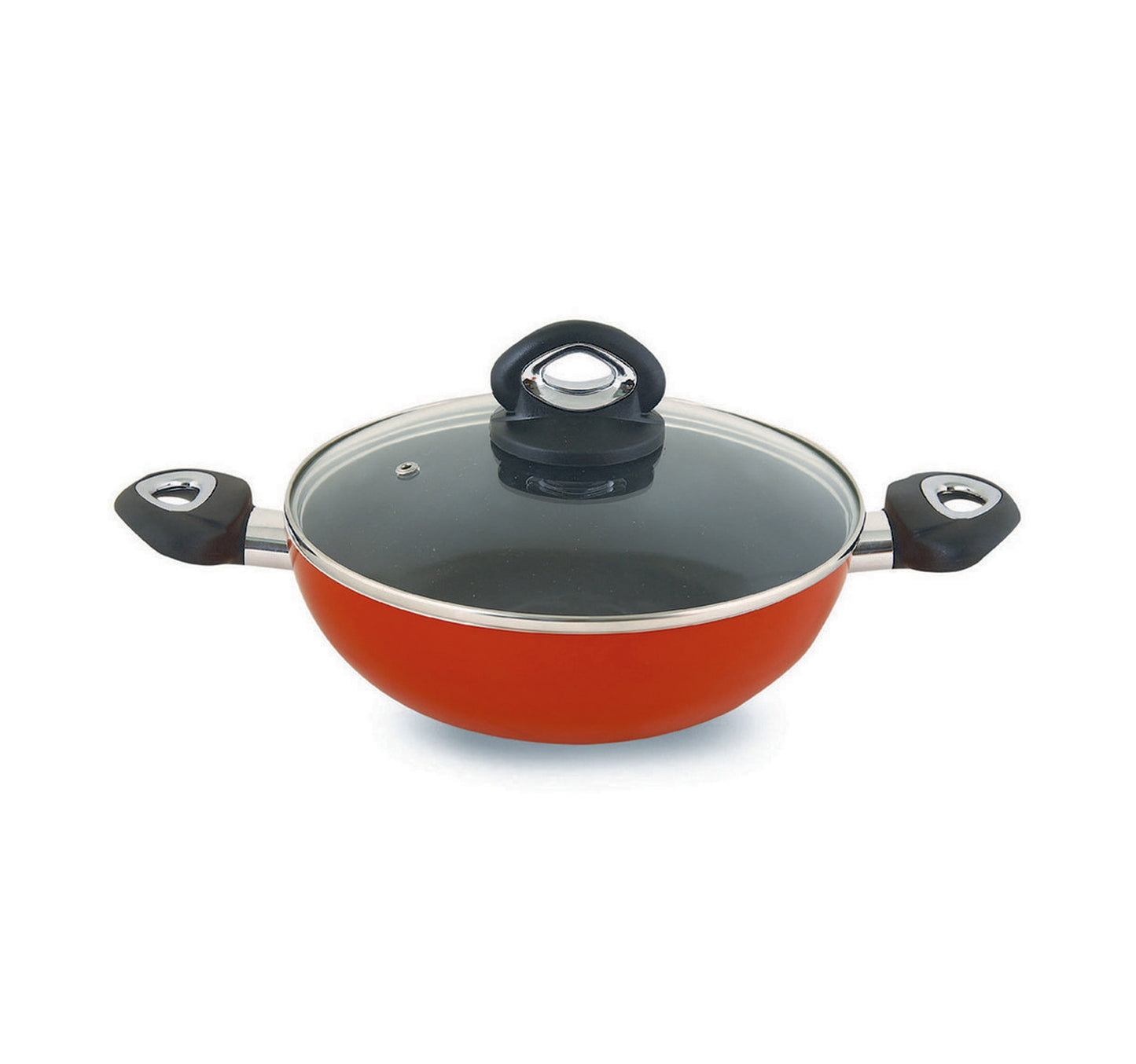 Chefline Induction Wok Pan with Lid, 24 cm, XWP24R-2H