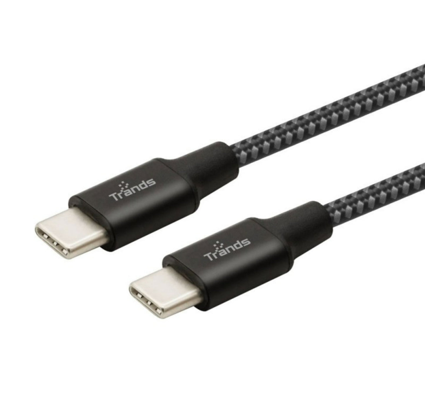 Trands Type-C to Type-C Cable, 100 W, 1 m, TR-CA8746