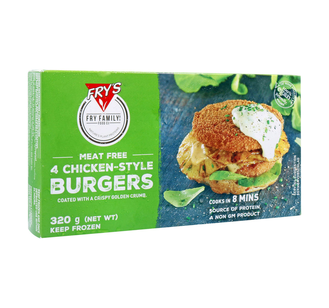 Fry's Family Meat Free 4 Chicken-Style Burgers 320 g