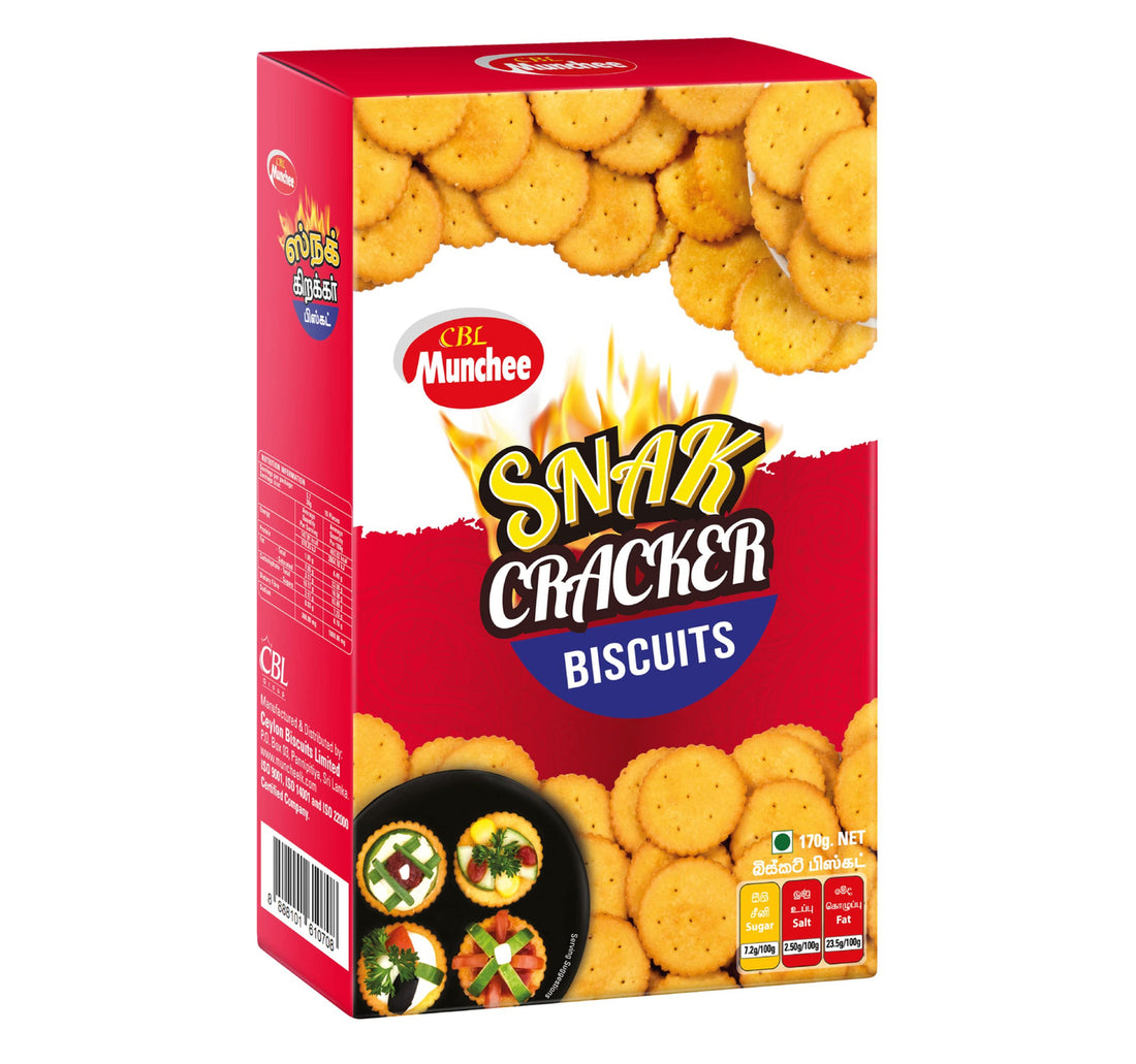 Munchee Snak Cracker Biscuits 170 g