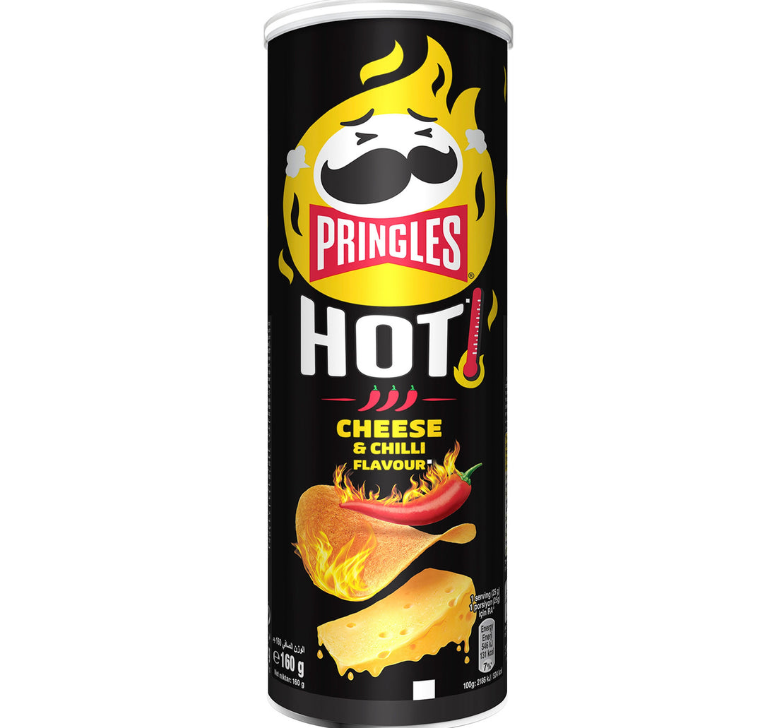 Pringles Hot Cheese & Chilli Flavour Potato Chips 160 g