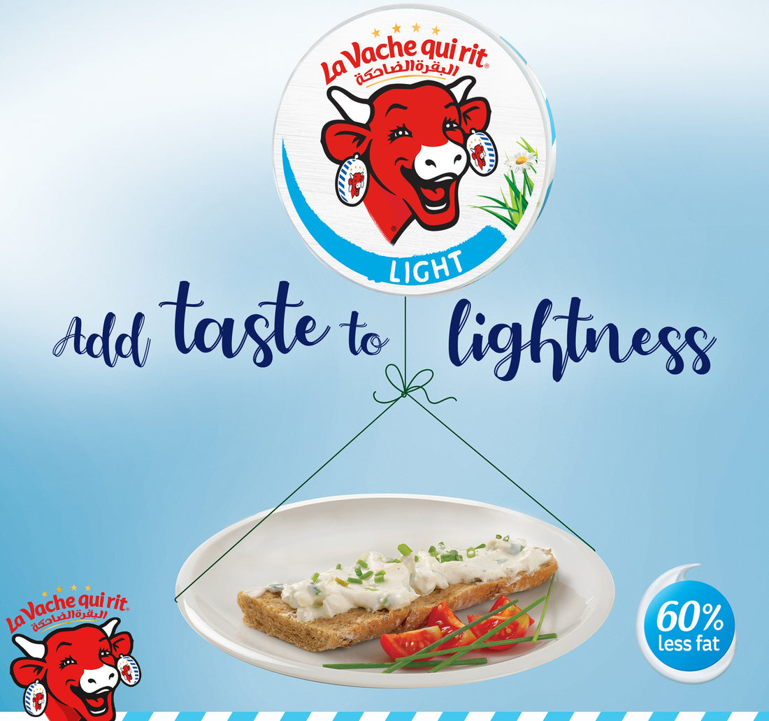 La Vache qui rit Light Spreadable Cheese Triangles 8 Portions 120 g