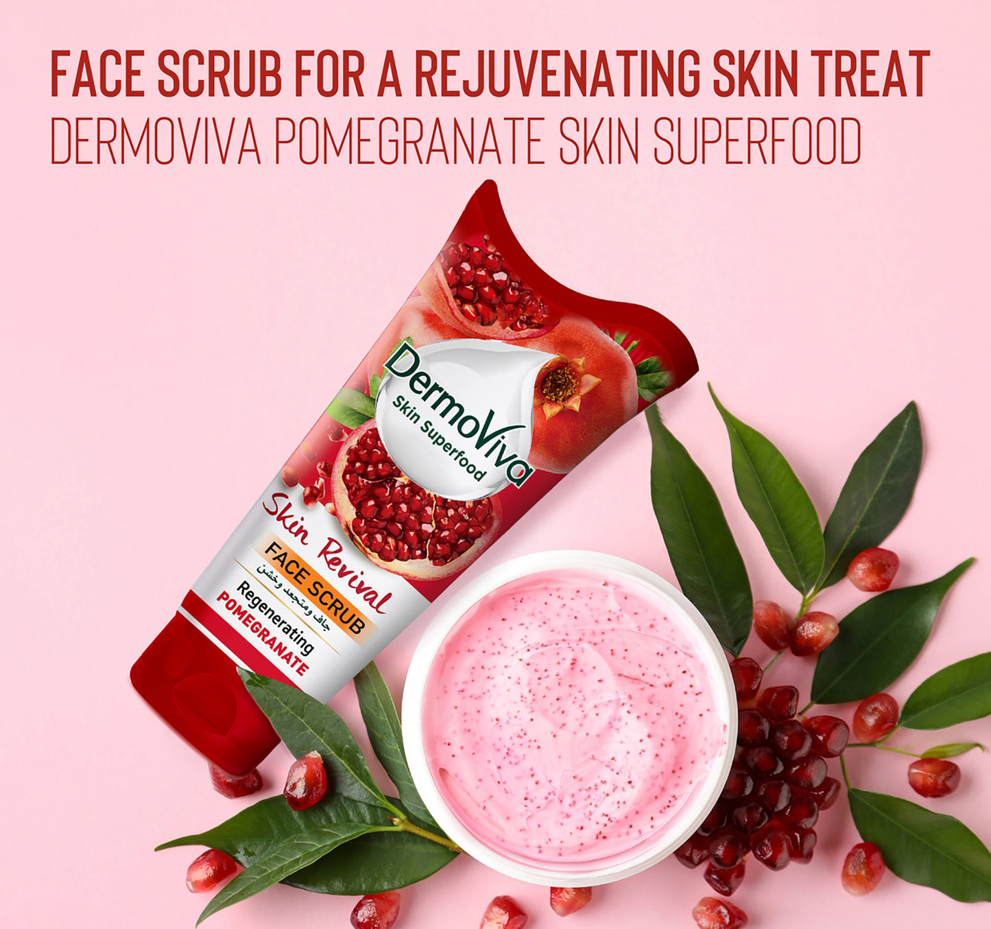 DermoViva Skin Revival Pomegranate Face Scrub 150 ml