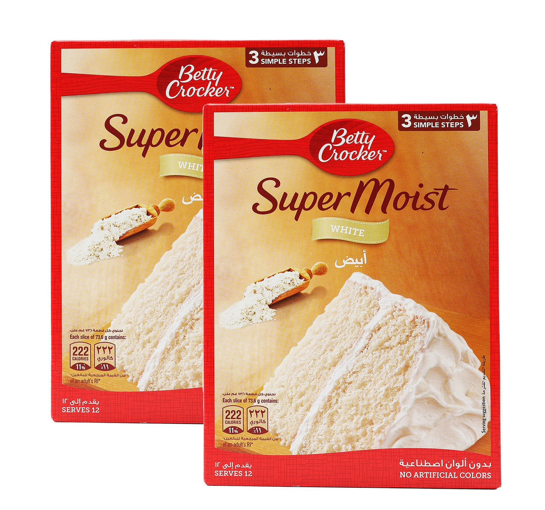 Betty Crocker Cake Mix White 2 x 500 g