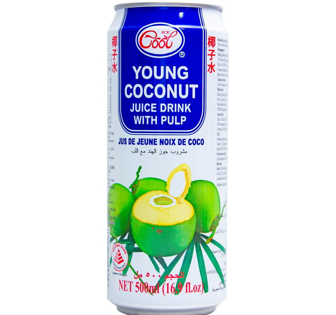 Ice Cool Young Coconut Juicy Drink With Pulp 500 ml