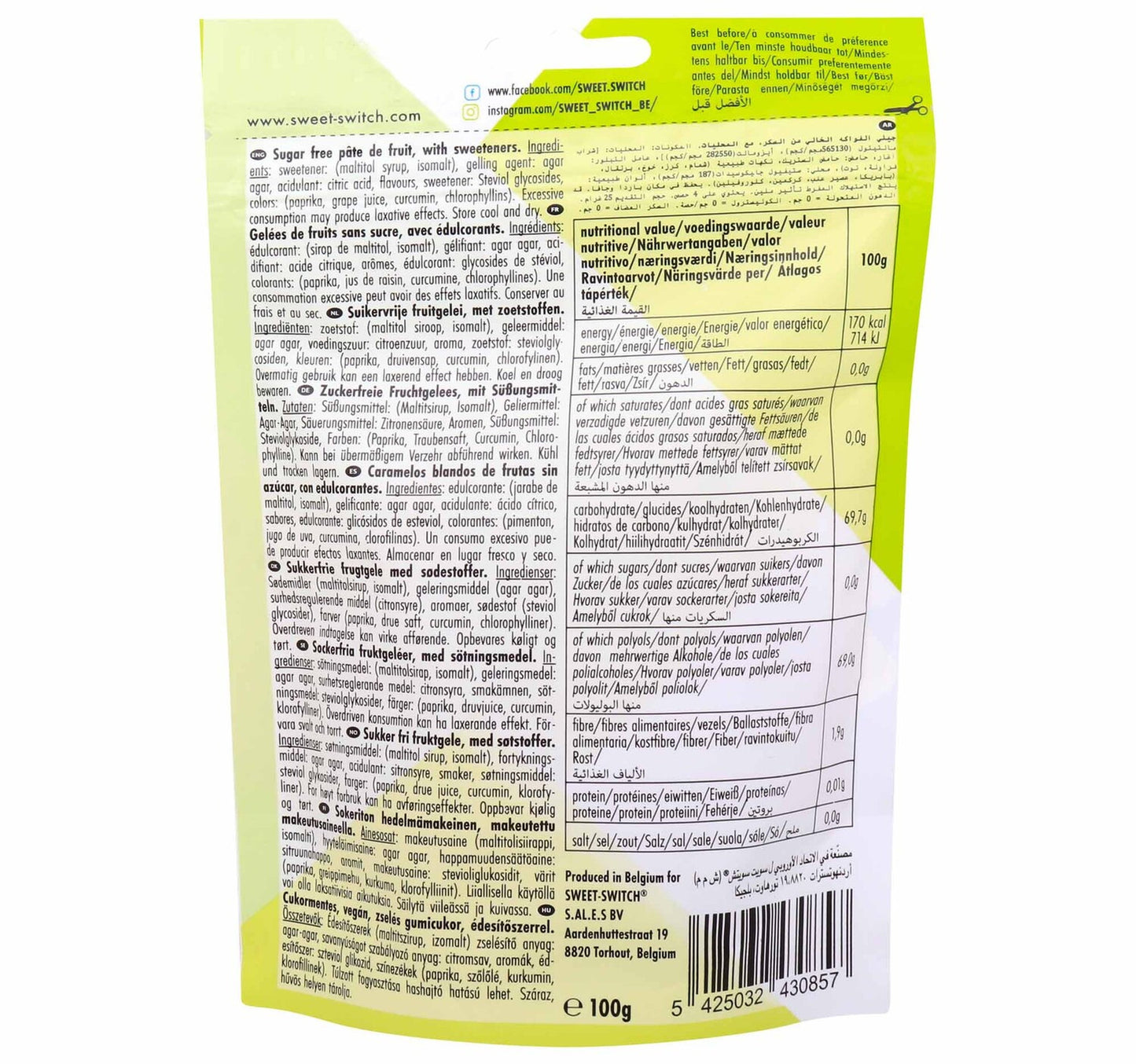 Sweet Switch Keto Fruit Fantasia 100 g