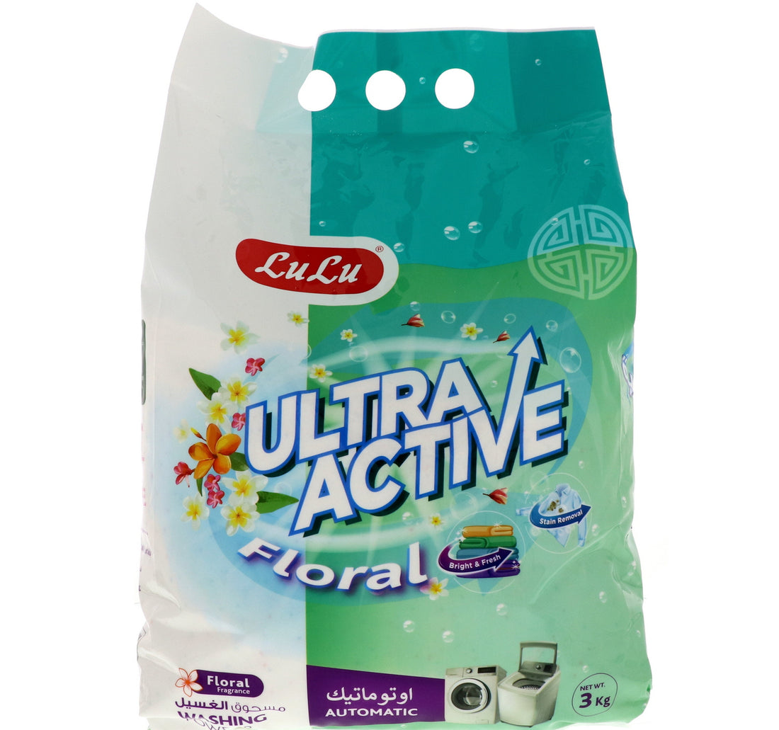 مسحوق غسيل لولو ألترا أكتيف أوتوماتيك برائحة الزهور 3 كجم