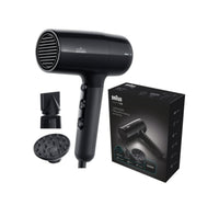 Braun Hair Dryer, 2200W, Ionic Black, HD225SDE