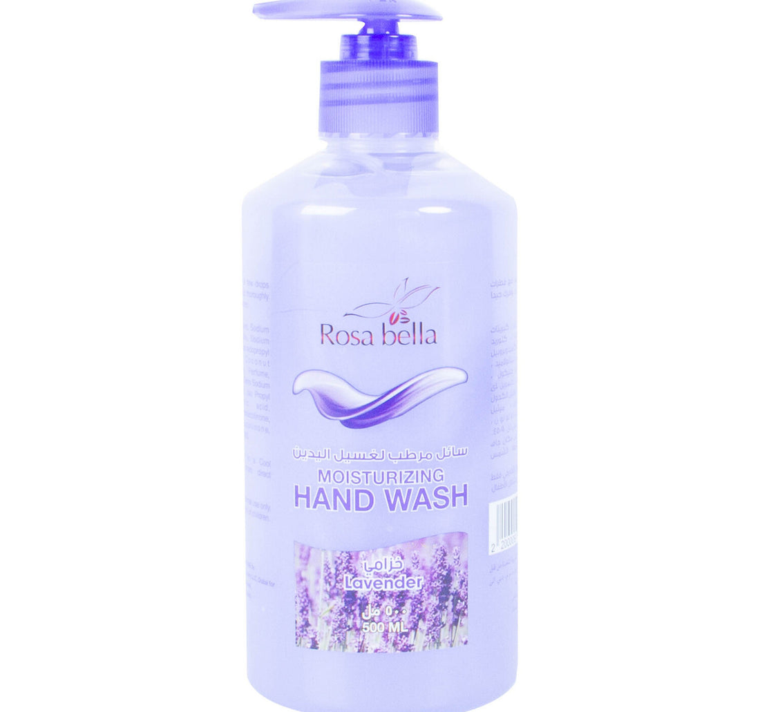 غسول اليدين المرطب روزا بيلا برائحة اللافندر 500 مل