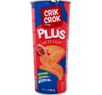 Crik Crok Plus Gluten Free Ketchup Chips 100 g