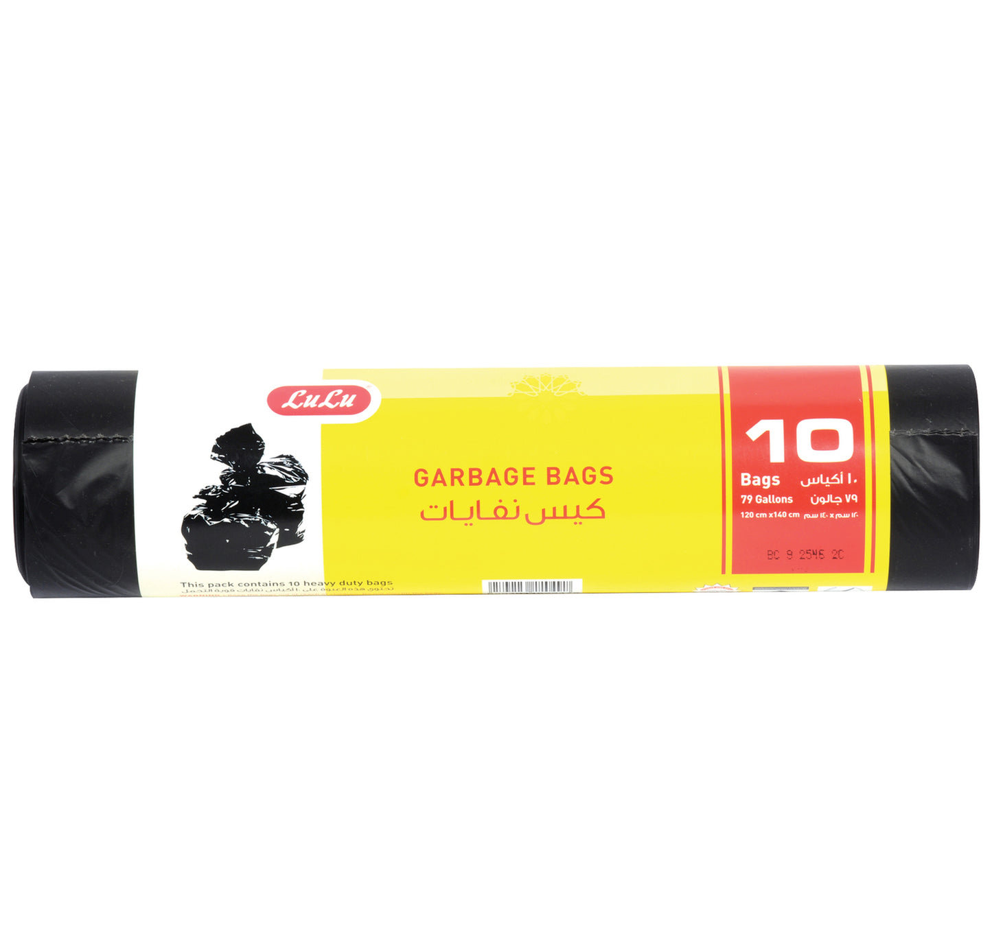 LuLu Garbage Bags Roll 79 Gallon 120cm x 140cm 10pcs