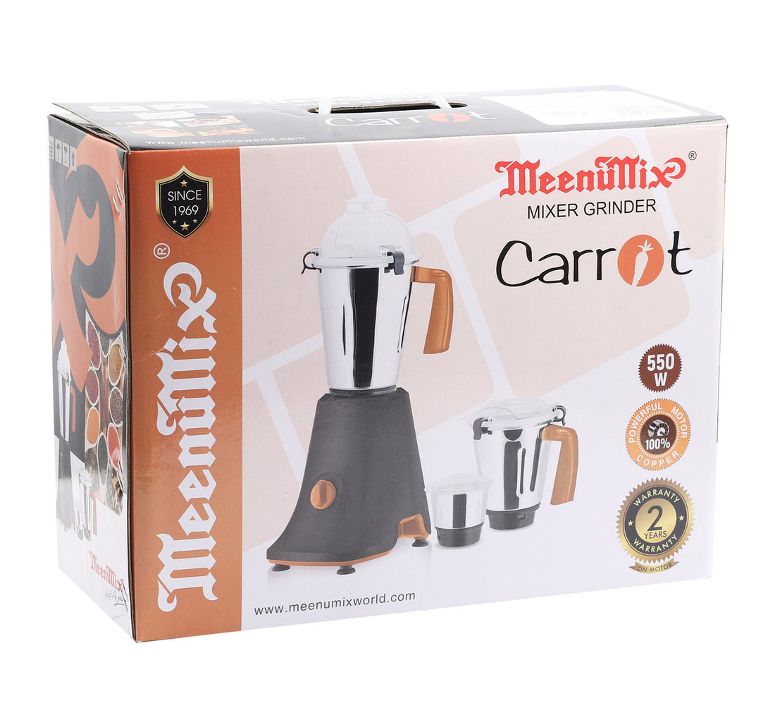 Meenumix Carrot Mixer Grinder CRT500