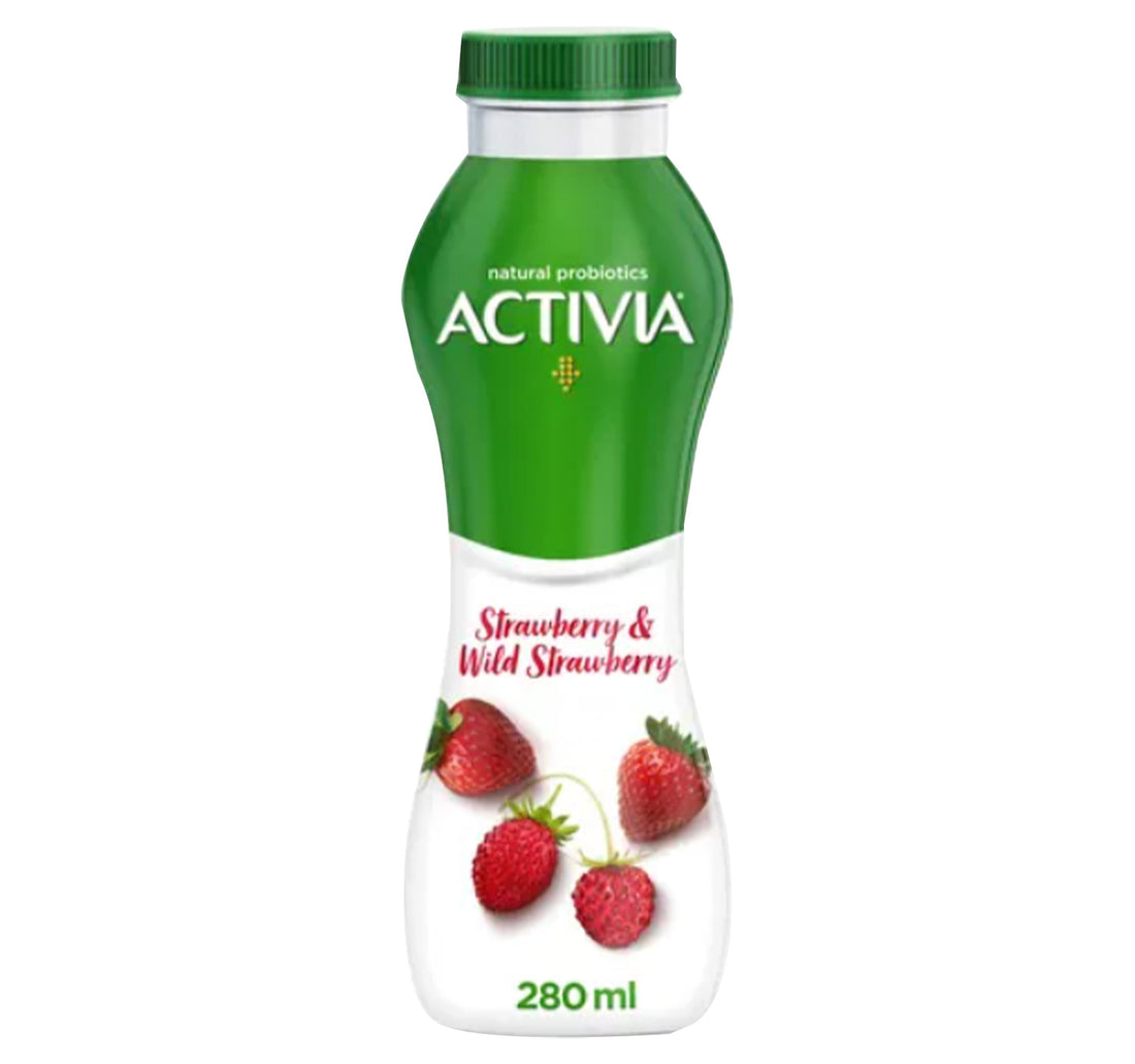 Activia Go Drinkable Yoghurt Strawberry & Wild Strawberry 280 ml