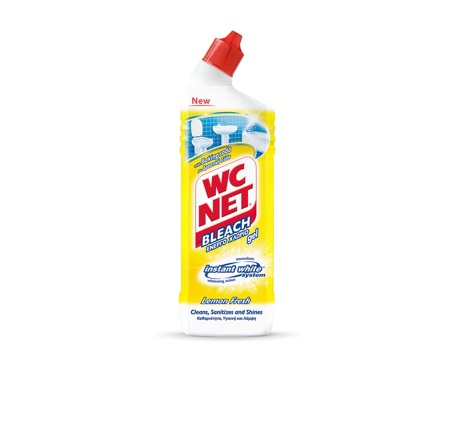 W.C Net Lemon Fresh Bleach Gel 750 ml