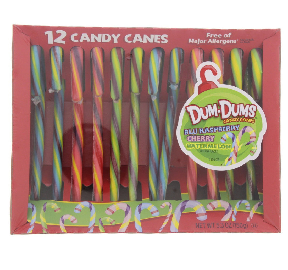 Spangler Candy Canes Raspberry Cherry and Watermelon 150 g