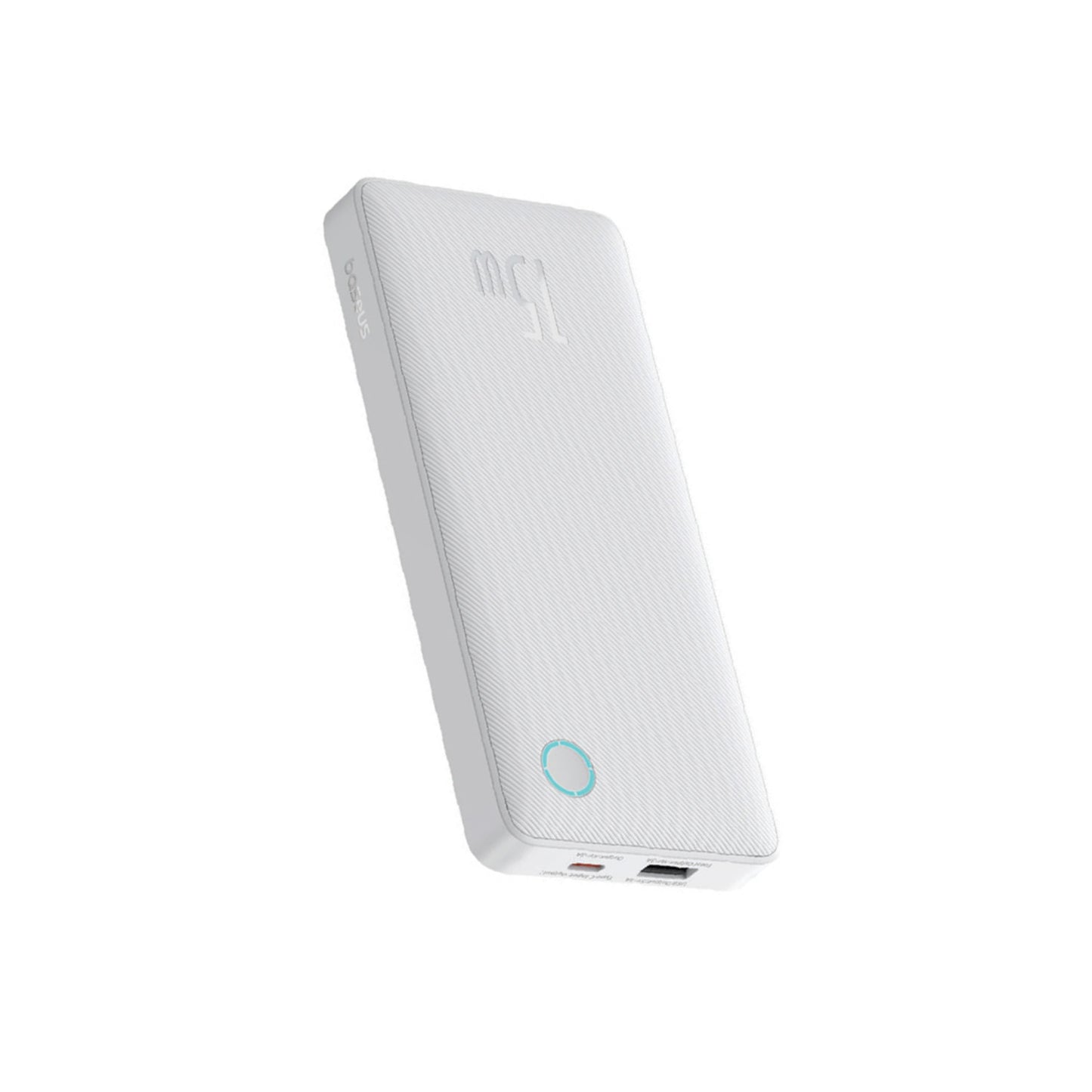 Baseus Airpow Lite 10000 mAh Power Bank, 15W, White, P100675002